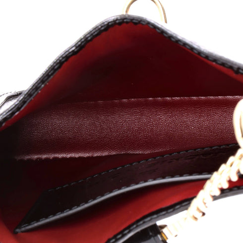 Jackie Notte Chain Hobo Patent Mini
