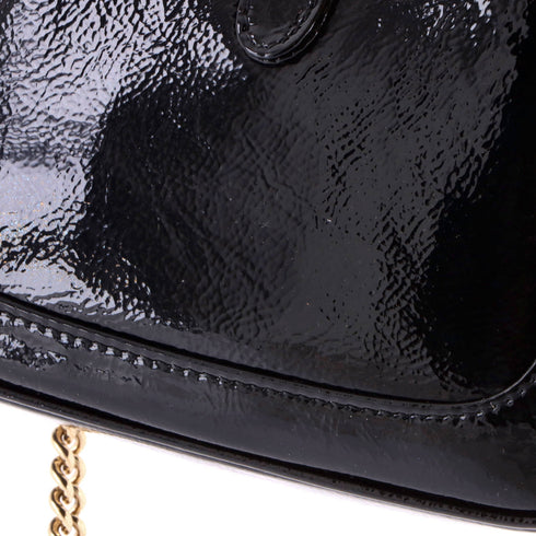 Jackie Notte Chain Hobo Patent Mini