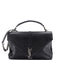 Classic Monogram College Bag Python Embossed Leather Large