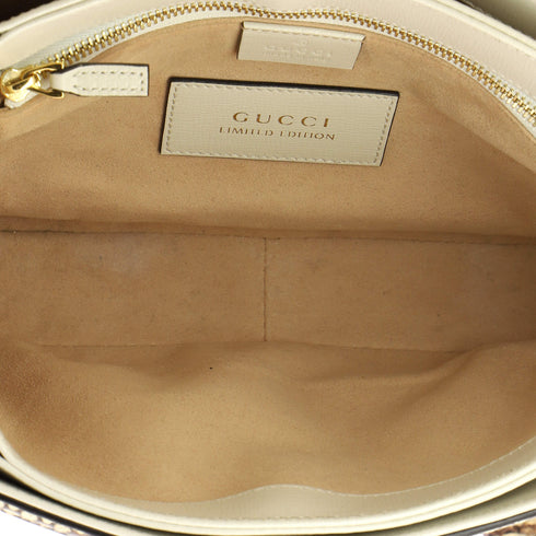 Horsebit 1955 Shoulder Bag Leather with Python Small