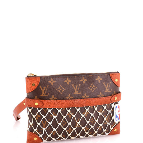x NBA Net Flat Pouch Monogram Canvas