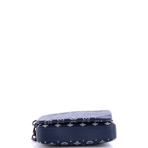 Trio Messenger Bag Monogram Shadow Leather