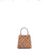 Gancini Earth Convertible Top Handle Bag Woven Cork Mini