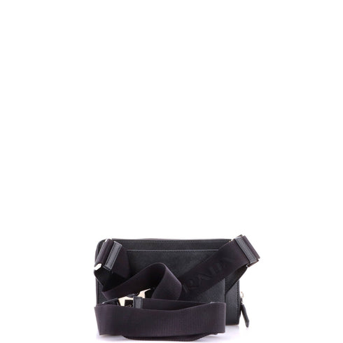 Zip Around Front Pocket Belt Bag Saffiano Leather