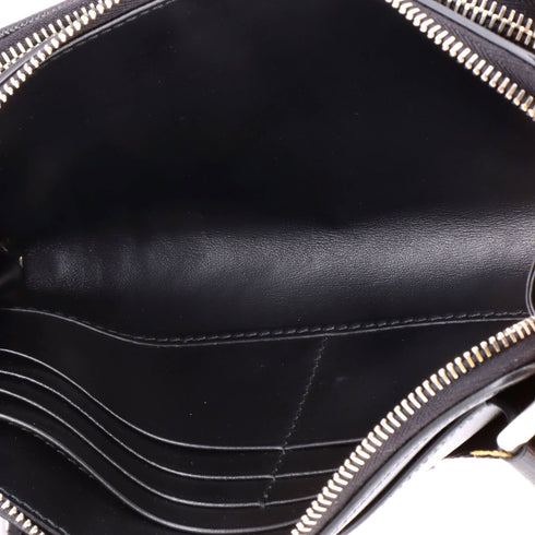 Zip Around Front Pocket Belt Bag Saffiano Leather
