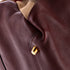 Banner Tote Leather and House Check Canvas Medium