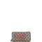 Zip Around Wallet Printed GG Coated Canvas