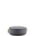 Vinyle Round Camera Bag Matelasse Chevron Leather