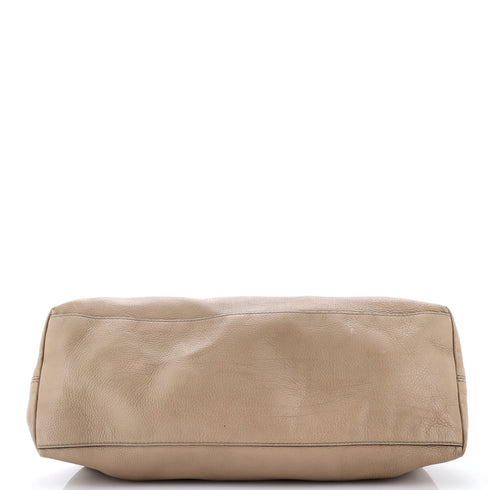 Soho Chain Strap Shoulder Bag Leather Large