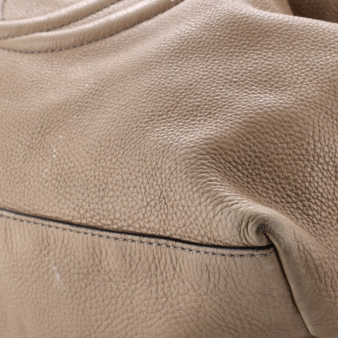 Soho Chain Strap Shoulder Bag Leather Large