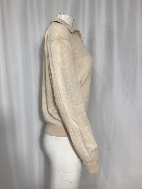 Women's Khaite Jo Sweater in Cream Cashmere