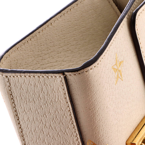 Padlock Shoulder Bag Printed Leather Small