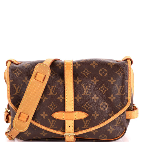 Saumur Handbag Monogram Canvas 30