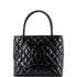 Medallion Tote Quilted Patent