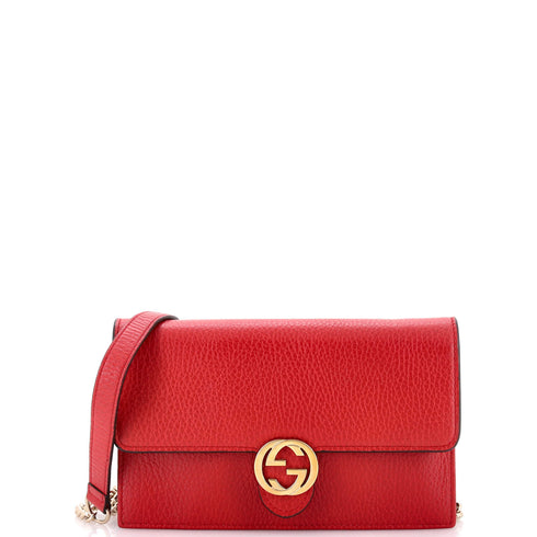 Interlocking Wallet on Chain Leather
