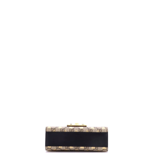 Padlock Shoulder Bag Printed GG Coated Canvas Small