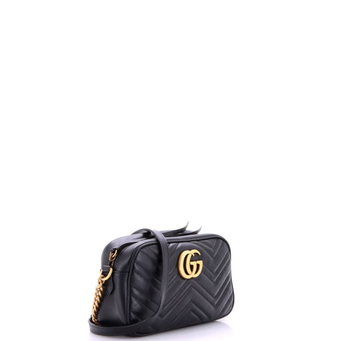 GG Marmont Shoulder Bag Matelasse Leather Small