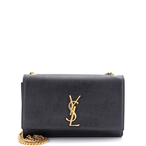Classic Monogram Crossbody Bag Grainy Leather Medium