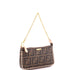 Chain Pochette Zucca Coated Canvas