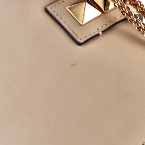 Glam Lock Shoulder Bag Leather Small