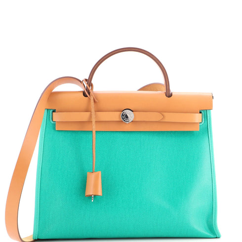 Herbag Zip Berline Vache Canvas and Leather 31