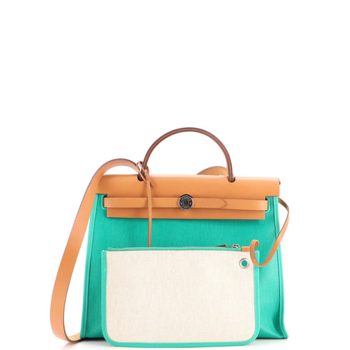 Herbag Zip Berline Vache Canvas and Leather 31