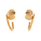Juste un Clou Hoop Earrings 18K Yellow Gold Small