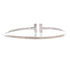 T Wire Bracelet 18K White Gold