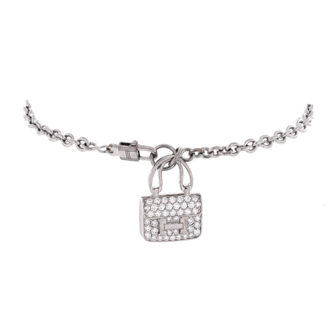 Amulettes Constance Bracelet 18K White Gold with Diamonds