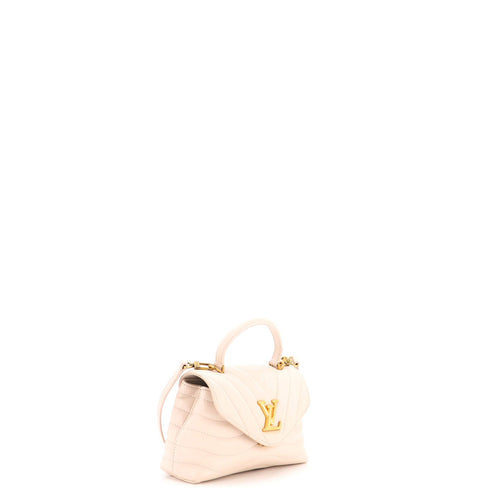 New Wave Hold Me Top Handle Bag Quilted Leather