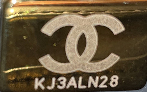 Logo Letters CC Chain Flap Bag Quilted Lambskin Small