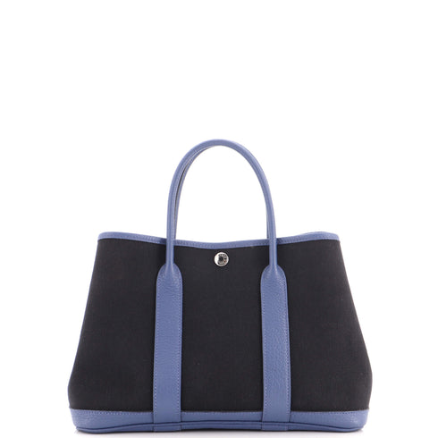 Garden Party Tote Toile and Leather 30