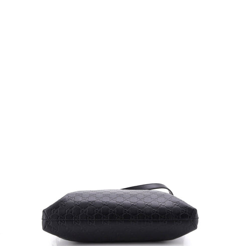 Convertible Zip Messenger Guccissima Leather Large