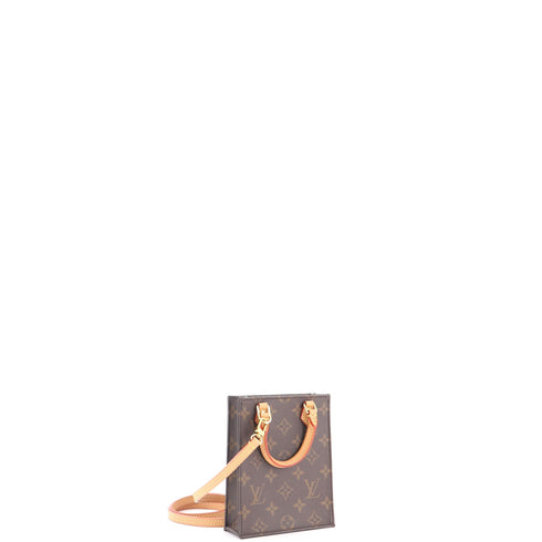 Petit Sac Plat Bag Monogram Canvas