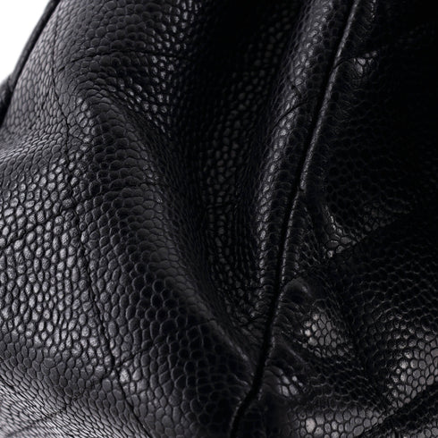 Classic Single Flap Bag Quilted Caviar Jumbo