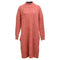 Women's Jil Sander Knitted Sweater Midi Dress in Multicolor Wool