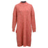 Women's Jil Sander Knitted Sweater Midi Dress in Multicolor Wool