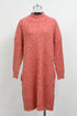 Women's Jil Sander Knitted Sweater Midi Dress in Multicolor Wool