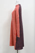 Women's Jil Sander Knitted Sweater Midi Dress in Multicolor Wool