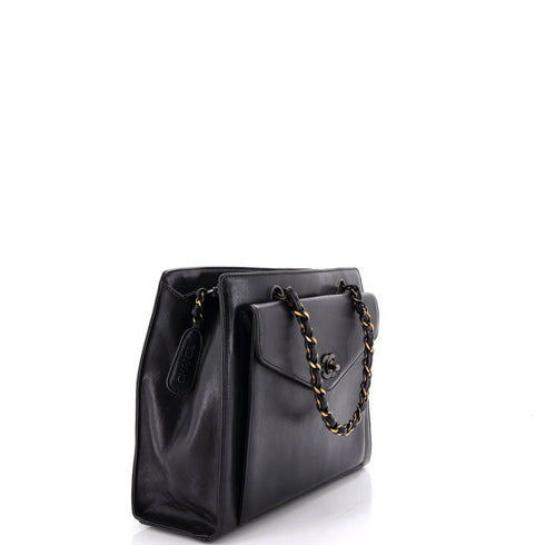 Vintage Front Pocket Tote Lambskin Medium