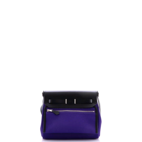 Herbag Zip Toile and Leather 20