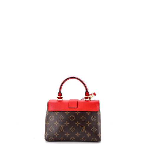 Locky Handbag Monogram Canvas with Leather BB