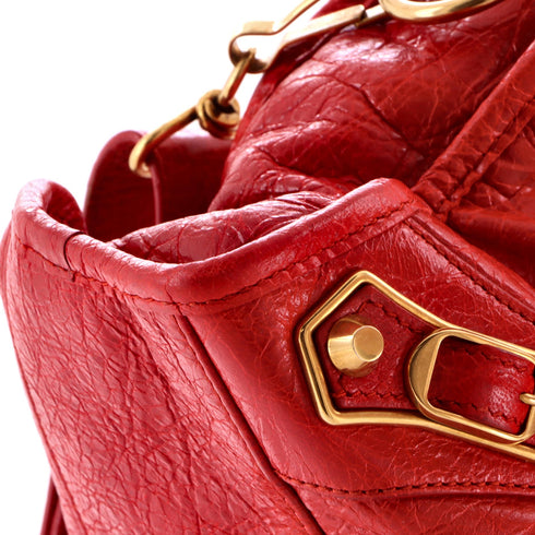 City Classic Metallic Edge Bag Leather Small