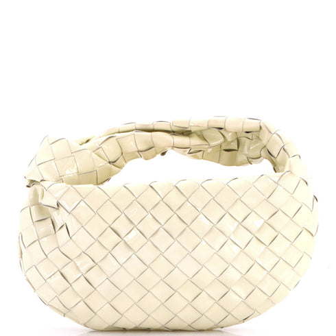BV Jodie Hobo Intrecciato Patent Mini