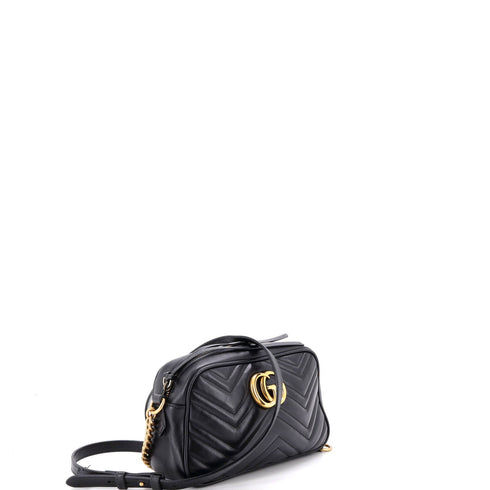 GG Marmont Shoulder Bag Matelasse Leather Small