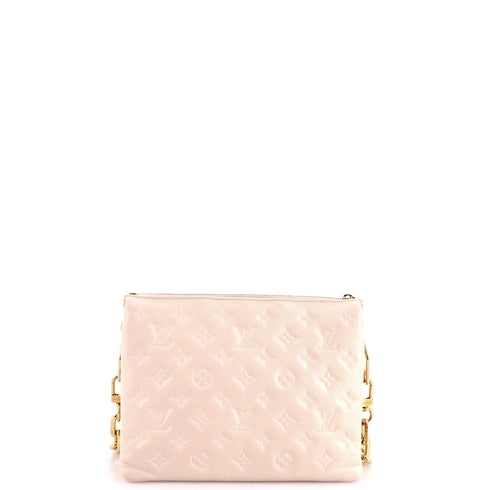 Coussin Bag Monogram Embossed Lambskin PM