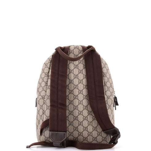 Front Pocket Backpack GG Coated Canvas Small