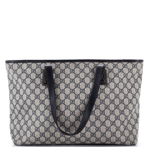 Plus Tote GG Coated Canvas with Leather Medium