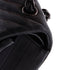 So Black Classic Double Flap Bag Chevron Lambskin Jumbo
