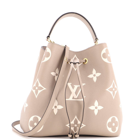 NeoNoe Handbag Bicolor Monogram Empreinte Giant MM